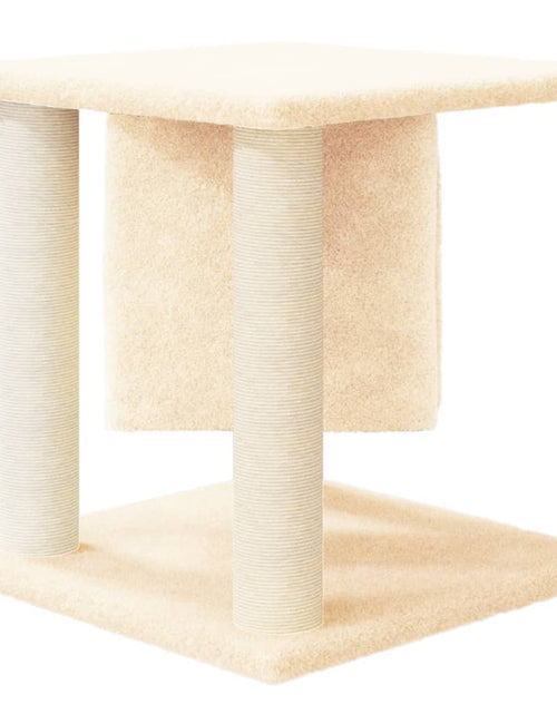Загрузите изображение в средство просмотра галереи, Ansamblu de pisici cu stâlpi din funie de sisal, crem, 37 cm Lando - Lando
