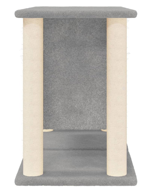 Încărcați imaginea în vizualizatorul Galerie, Ansamblu de pisici, stâlpi din funie sisal, gri deschis, 50 cm - Lando
