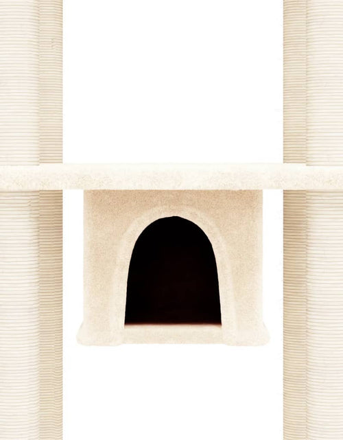Загрузите изображение в средство просмотра галереи, Ansamblu de pisici cu stâlpi din funie de sisal, crem, 169 cm Lando - Lando
