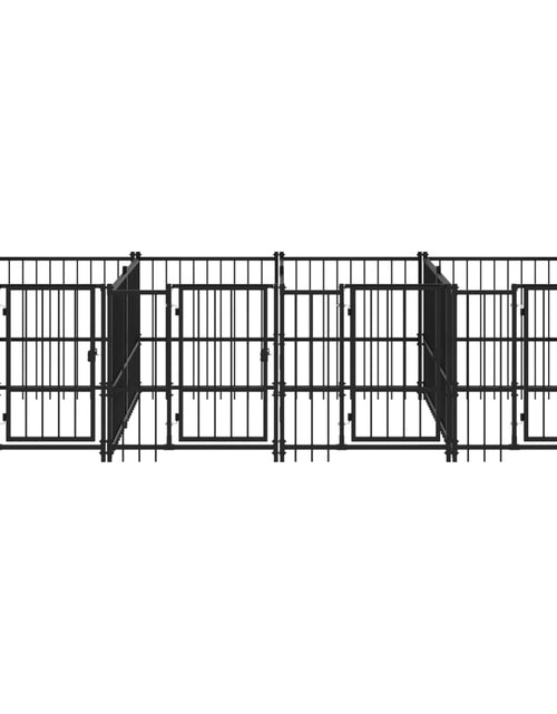 Загрузите изображение в средство просмотра галереи, Padoc pentru câini de exterior, 7,51 m², oțel - Lando
