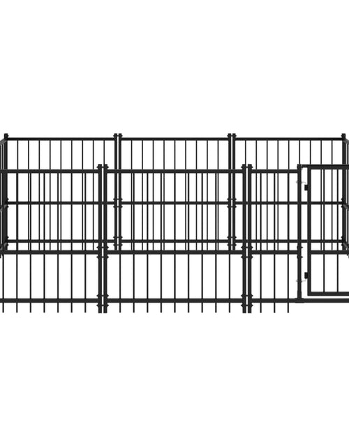 Загрузите изображение в средство просмотра галереи, Padoc pentru câini de exterior, 5,63 m², oțel - Lando
