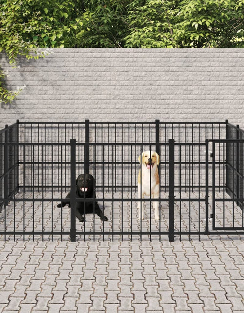 Încărcați imaginea în vizualizatorul Galerie, Padoc pentru câini de exterior, 8,47 m², oțel - Lando
