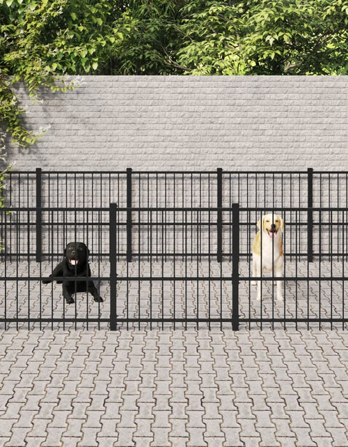Încărcați imaginea în vizualizatorul Galerie, Padoc pentru câini de exterior, 14,11 m², oțel - Lando
