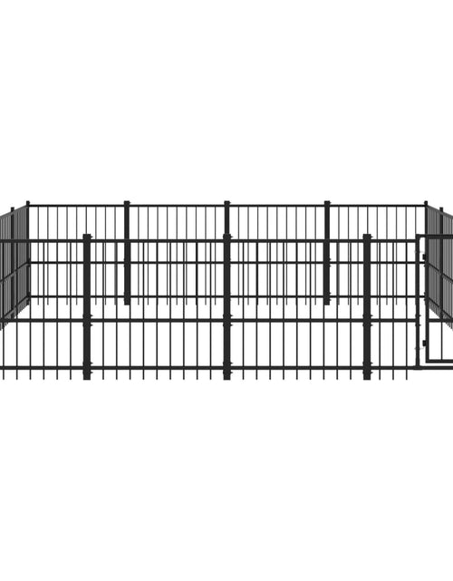 Загрузите изображение в средство просмотра галереи, Padoc pentru câini de exterior, 15,05 m², oțel - Lando
