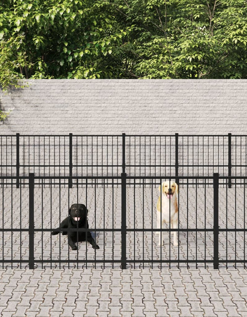 Încărcați imaginea în vizualizatorul Galerie, Padoc pentru câini de exterior, 33,87 m², oțel - Lando
