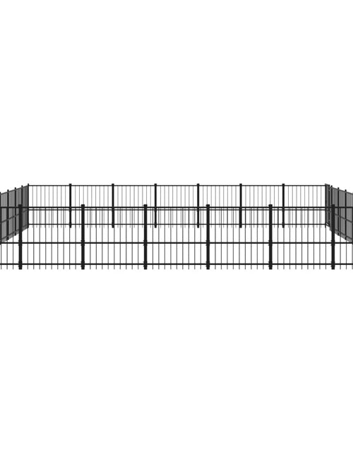 Загрузите изображение в средство просмотра галереи, Padoc pentru câini de exterior, 52,69 m², oțel - Lando
