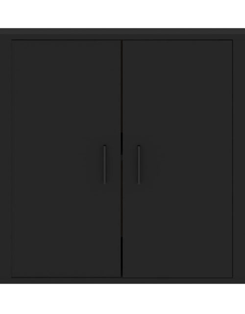 Încărcați imaginea în vizualizatorul Galerie, Servantă, negru, 80x33x70 cm, lemn prelucrat - Lando
