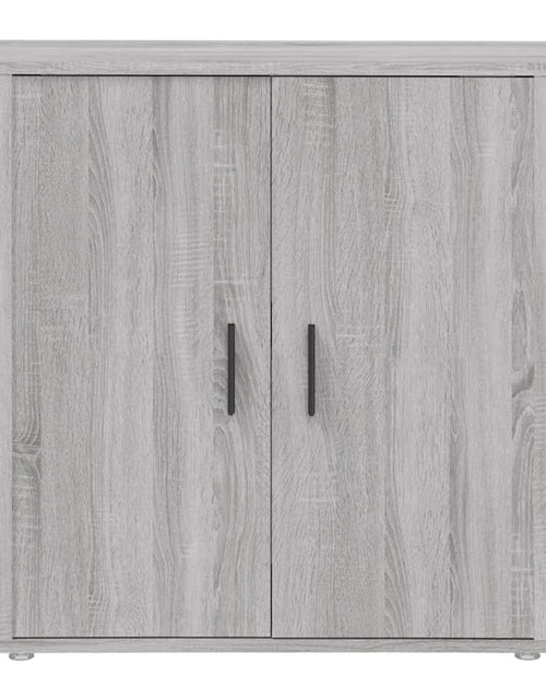 Încărcați imaginea în vizualizatorul Galerie, Servantă, gri sonoma, 80x33x70 cm, lemn compozit - Lando
