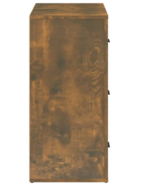 Загрузите изображение в средство просмотра галереи, Servantă, stejar fumuriu, 80x33x70 cm, lemn compozit Lando - Lando
