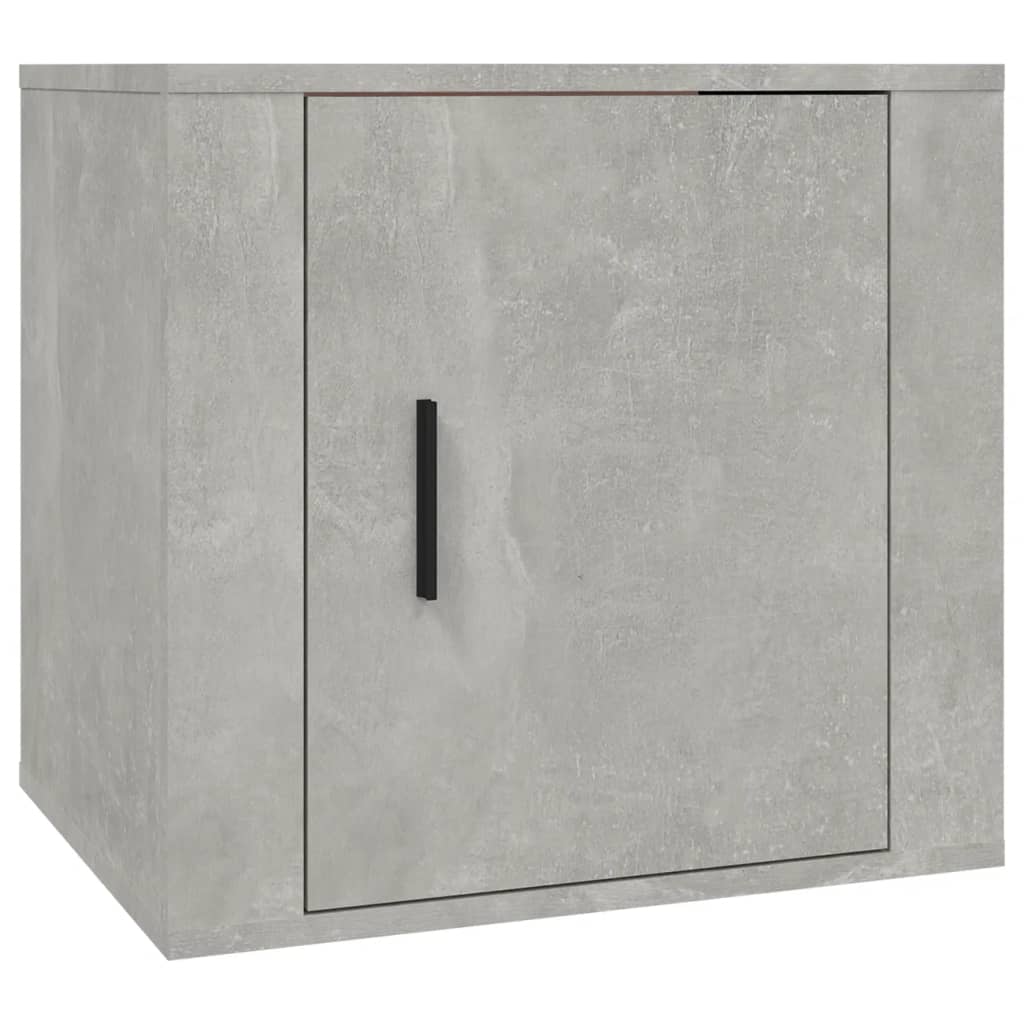 Noptieră, gri beton, 50x39x47 cm - Lando