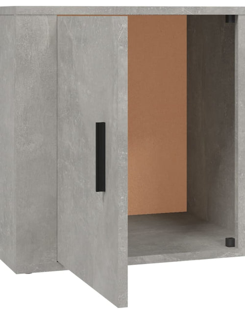 Încărcați imaginea în vizualizatorul Galerie, Noptieră, gri beton, 50x39x47 cm - Lando
