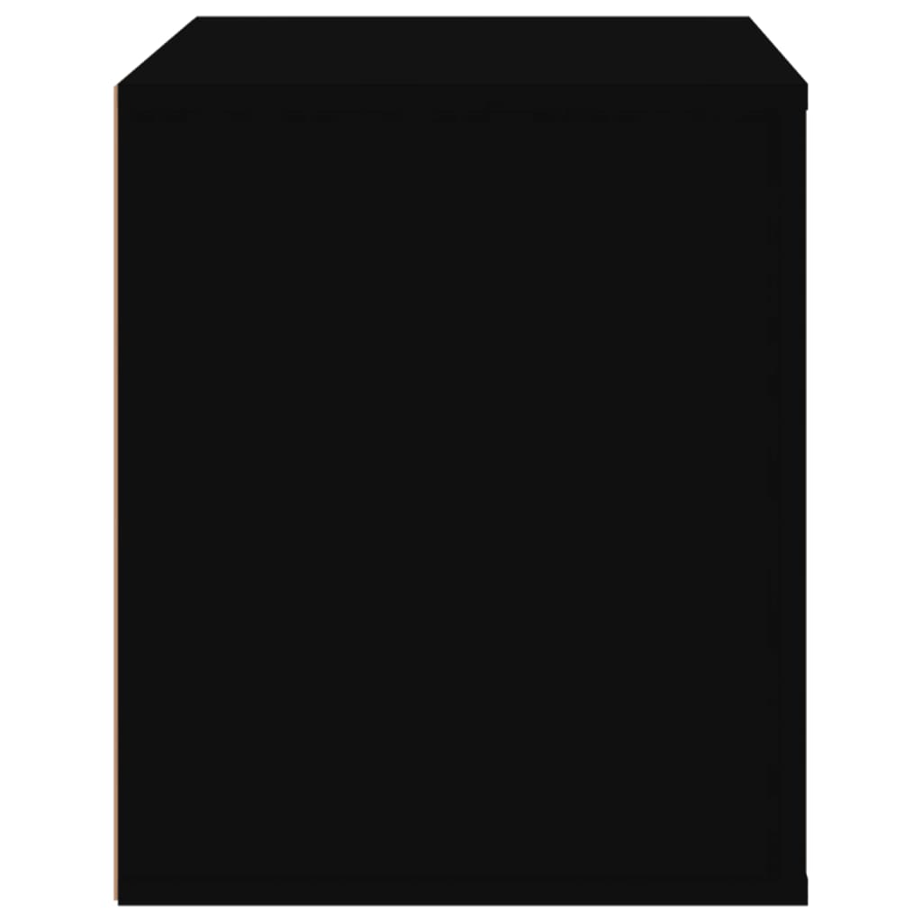 Noptieră, negru, 50x39x47 cm - Lando