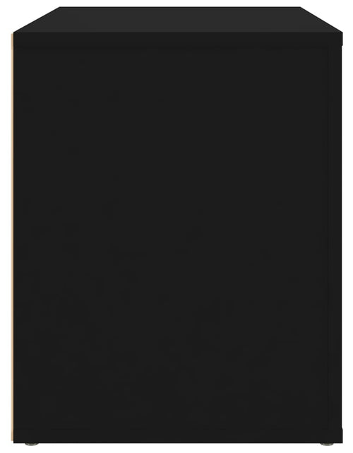 Загрузите изображение в средство просмотра галереи, Noptieră, negru, 60x36x45 cm, lemn prelucrat - Lando
