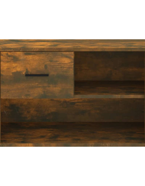 Încărcați imaginea în vizualizatorul Galerie, Pantofar, stejar fumuriu, 80x35x45 cm, lemn prelucrat - Lando
