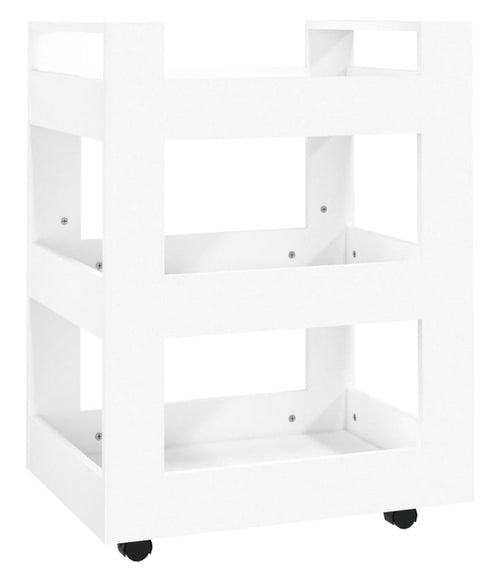Încărcați imaginea în vizualizatorul Galerie, Lando-Cărucior de birou, alb, 60x45x80 cm, lemn prelucrat- mobila
