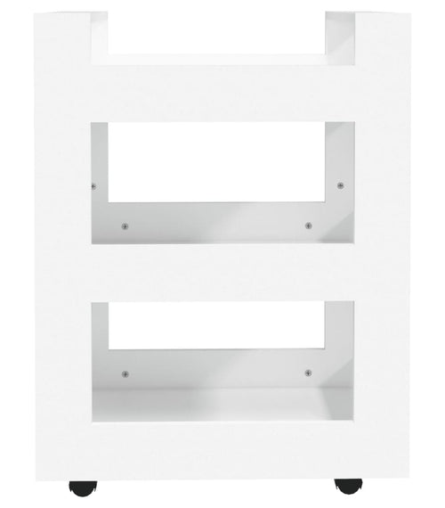 Încărcați imaginea în vizualizatorul Galerie, Lando-Cărucior de birou, alb, 60x45x80 cm, lemn prelucrat- mobila
