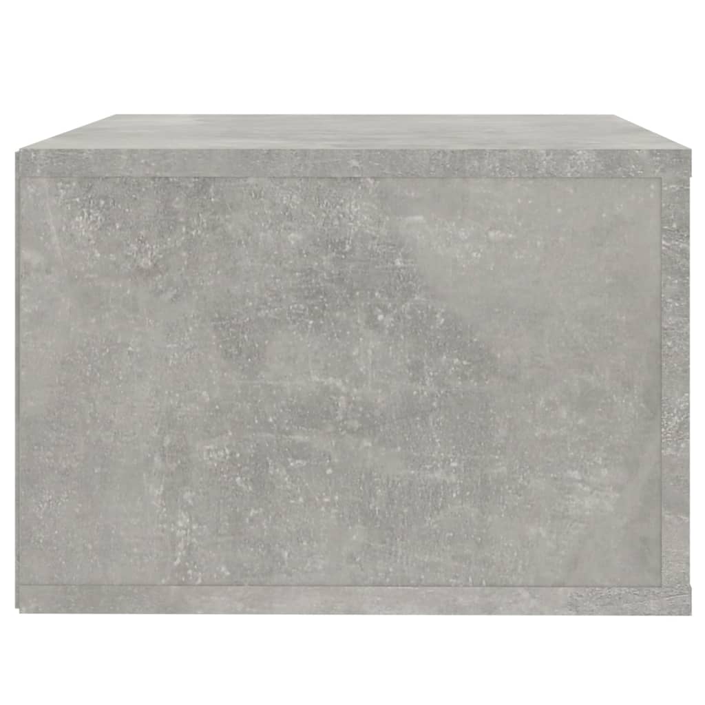 Noptiere de perete, 2 buc., gri beton, 50x36x25 cm - Lando