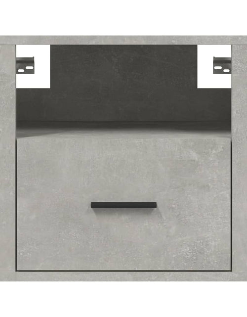 Загрузите изображение в средство просмотра галереи, Noptiere de perete, 2 buc., gri beton, 50x36x40 cm - Lando
