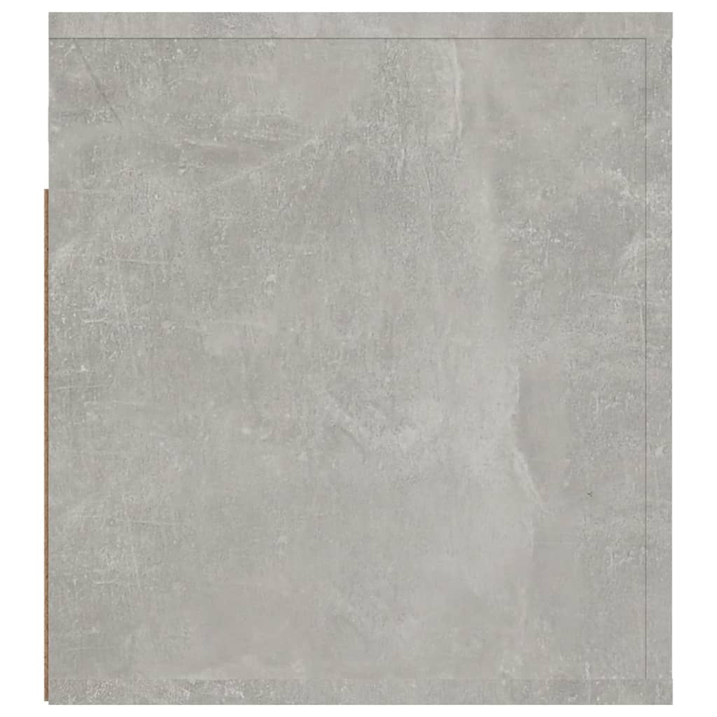 Noptiere de perete, 2 buc., gri beton, 50x36x40 cm - Lando