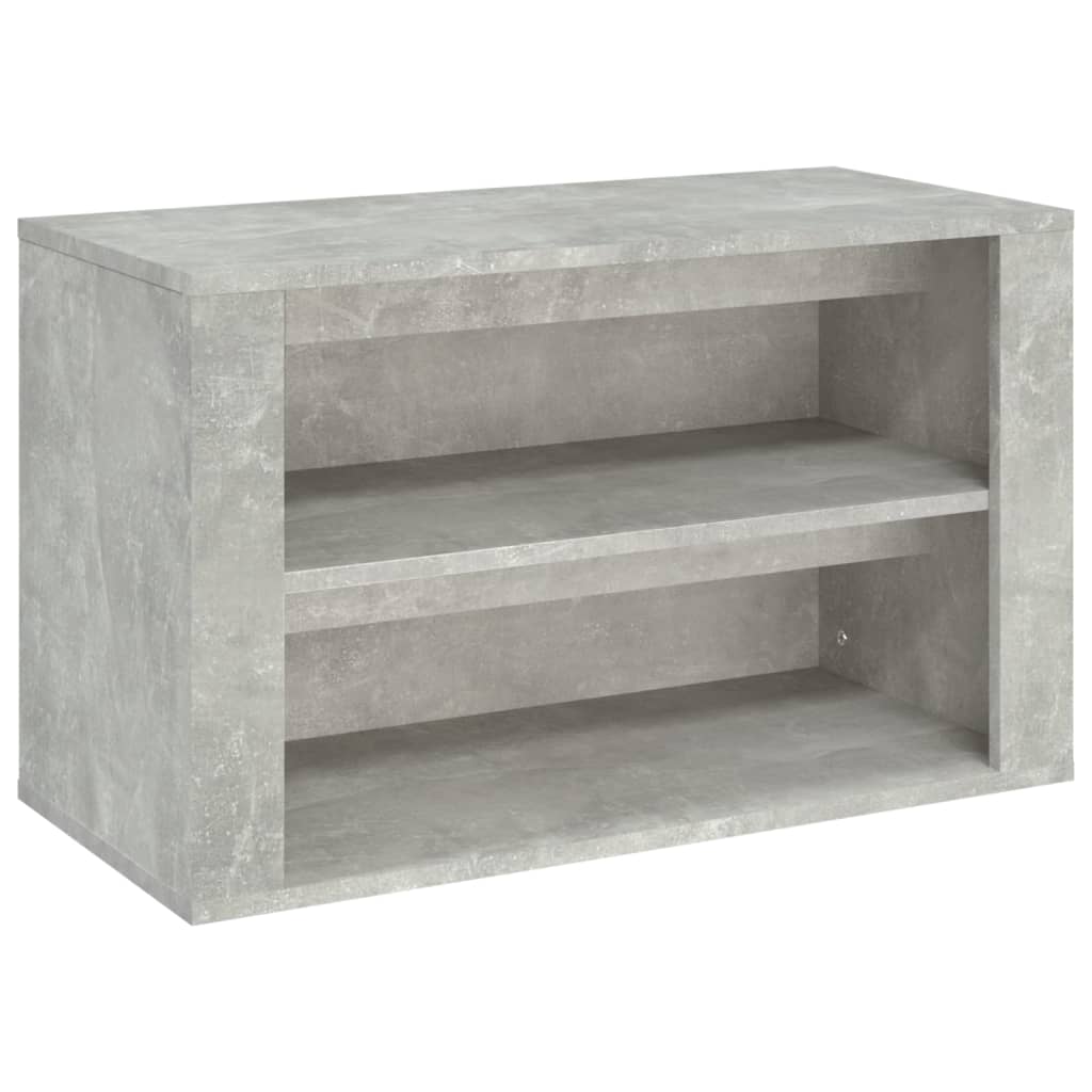 Pantofar, gri beton, 75x35x45 cm, lemn compozit - Lando