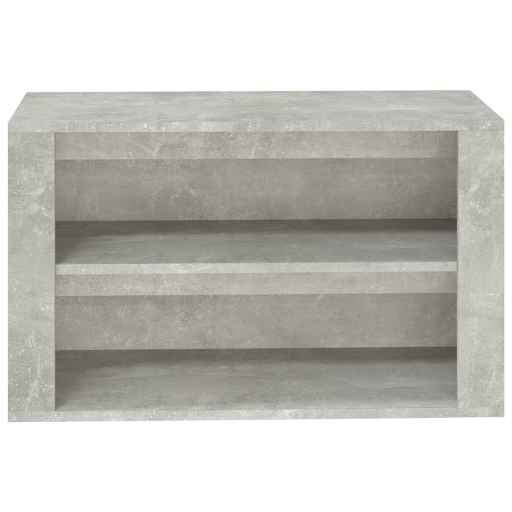 Pantofar, gri beton, 75x35x45 cm, lemn compozit - Lando