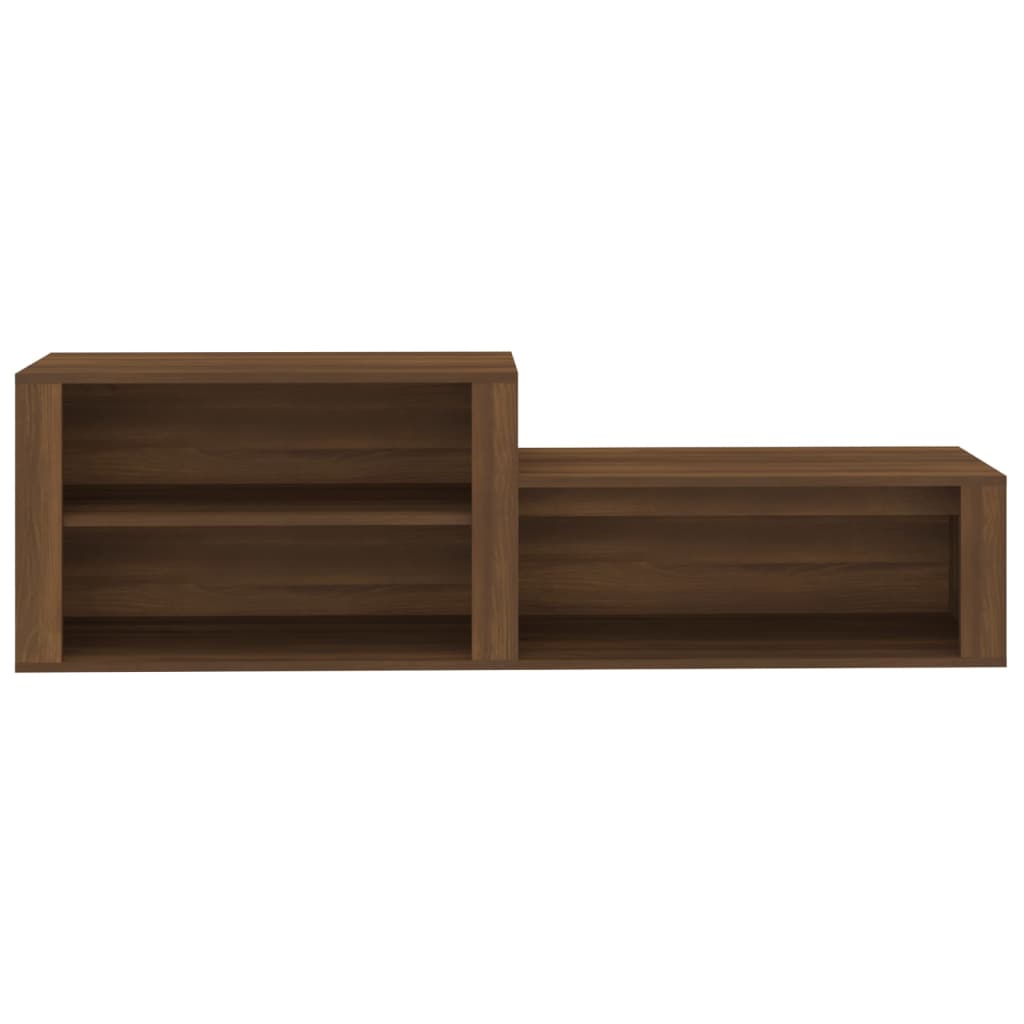 Pantofar, stejar maro, 150x35x45 cm, lemn compozit - Lando