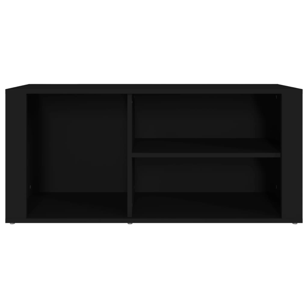 Lando-Pantofar, negru, 100x35x45 cm, lemn compozit- mobila
