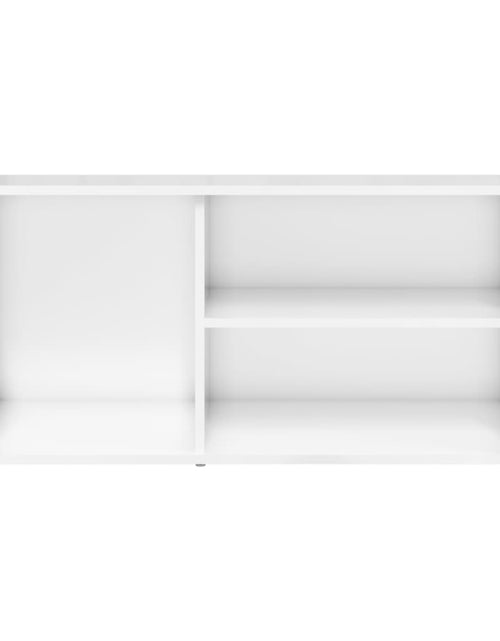 Încărcați imaginea în vizualizatorul Galerie, Pantofar, alb extralucios, 100x35x45 cm, lemn compozit - Lando
