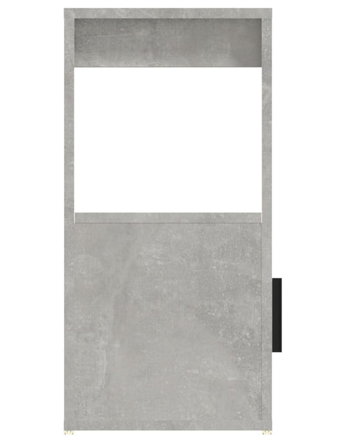Încărcați imaginea în vizualizatorul Galerie, Servantă, gri beton, 80x30x60 cm, lemn prelucrat Lando - Lando
