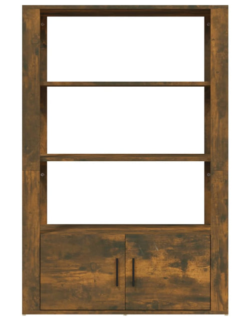 Загрузите изображение в средство просмотра галереи, Servantă, stejar fumuriu, 80x30x119,5 cm, lemn prelucrat Lando - Lando
