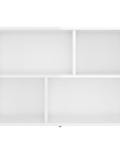 Încărcați imaginea în vizualizatorul Galerie, Servantă, alb extralucios, 80x30x54 cm, lemn prelucrat Lando - Lando
