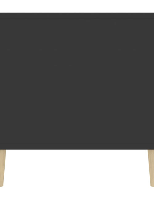 Încărcați imaginea în vizualizatorul Galerie, Măsuță de cafea, negru, 90x49x45 cm, lemn compozit Lando - Lando
