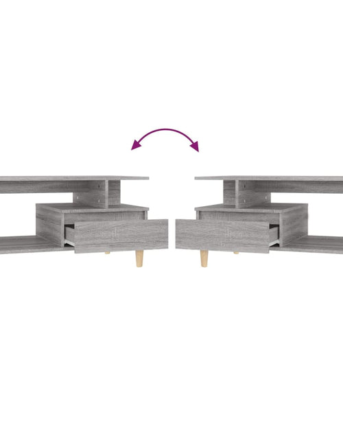 Загрузите изображение в средство просмотра галереи, Măsuță de cafea, gri sonoma, 90x49x45 cm, lemn compozit Lando - Lando
