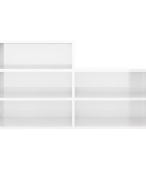 Загрузите изображение в средство просмотра галереи, Pantofar, alb extralucios, 102x36x60 cm, lemn compozit - Lando
