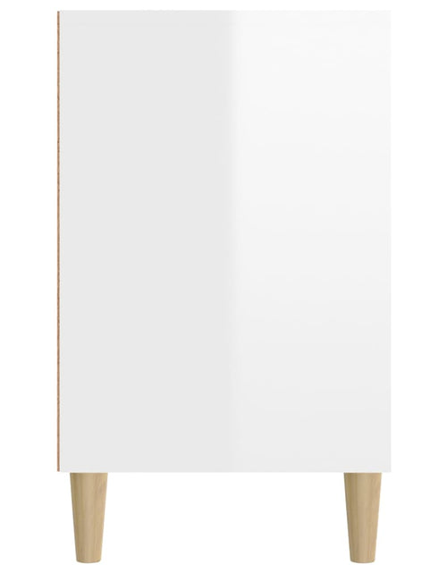 Încărcați imaginea în vizualizatorul Galerie, Pantofar, alb extralucios, 102x36x60 cm, lemn compozit - Lando
