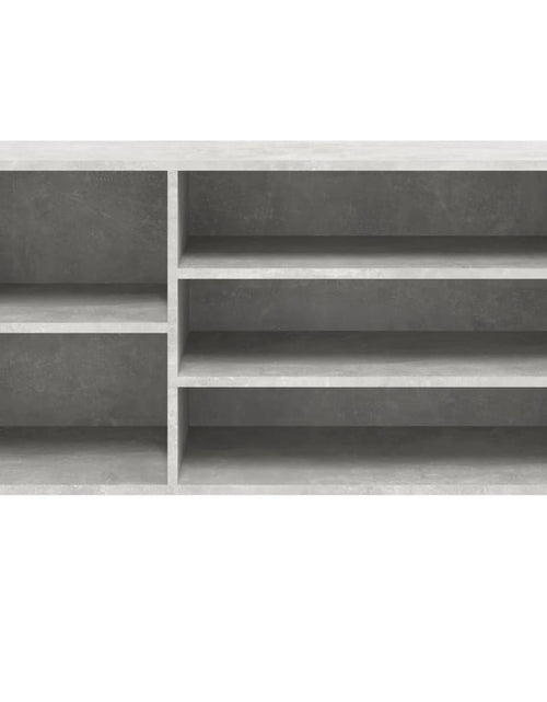 Încărcați imaginea în vizualizatorul Galerie, Pantofar, gri beton, 102x36x60 cm, lemn prelucrat - Lando
