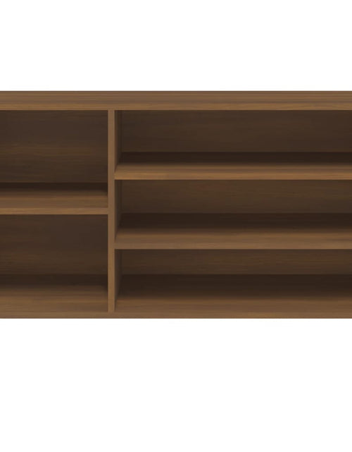 Încărcați imaginea în vizualizatorul Galerie, Pantofar, stejar maro, 102x36x60 cm, lemn prelucrat - Lando
