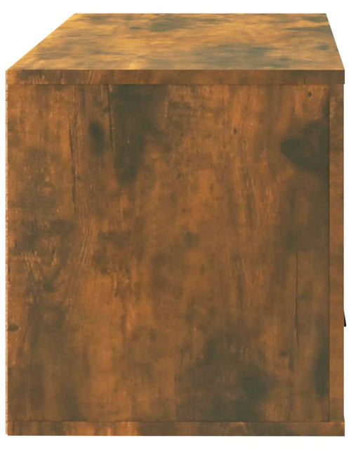 Încărcați imaginea în vizualizatorul Galerie, Pantofar de perete, stejar fumuriu, 70x35x38 cm, lemn prelucrat - Lando
