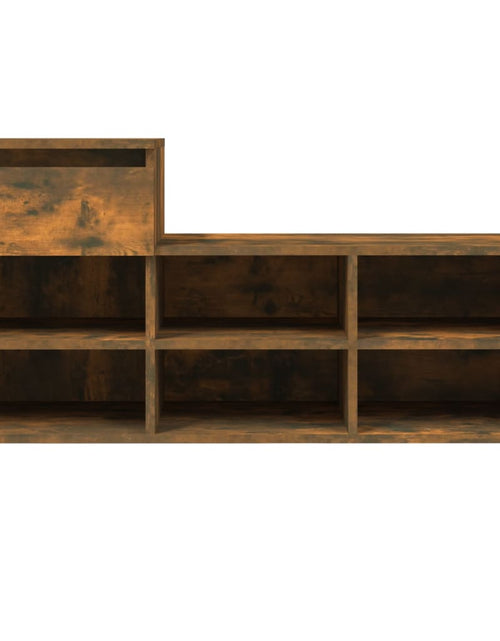 Încărcați imaginea în vizualizatorul Galerie, Pantofar, stejar fumuriu, 102x36x60 cm, lemn prelucrat - Lando
