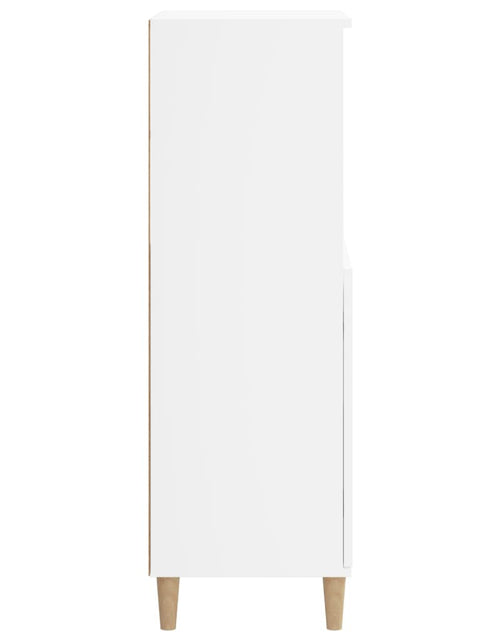 Загрузите изображение в средство просмотра галереи, Dulap înalt, alb, 60x36x110 cm, lemn prelucrat - Lando
