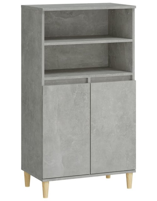 Încărcați imaginea în vizualizatorul Galerie, Dulap înalt, gri beton, 60x36x110 cm, lemn compozit Lando - Lando

