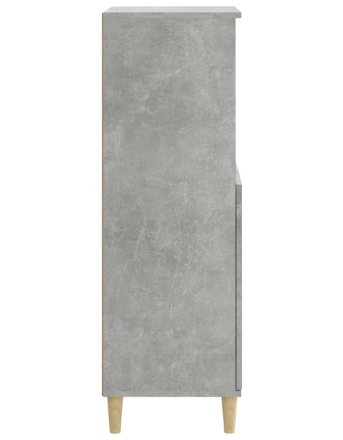 Încărcați imaginea în vizualizatorul Galerie, Dulap înalt, gri beton, 60x36x110 cm, lemn compozit Lando - Lando
