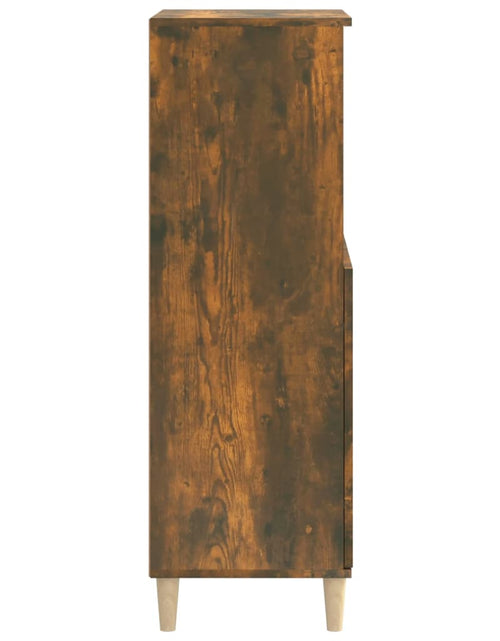 Загрузите изображение в средство просмотра галереи, Dulap înalt, stejar fumuriu, 60x36x110 cm, lemn prelucrat Lando - Lando

