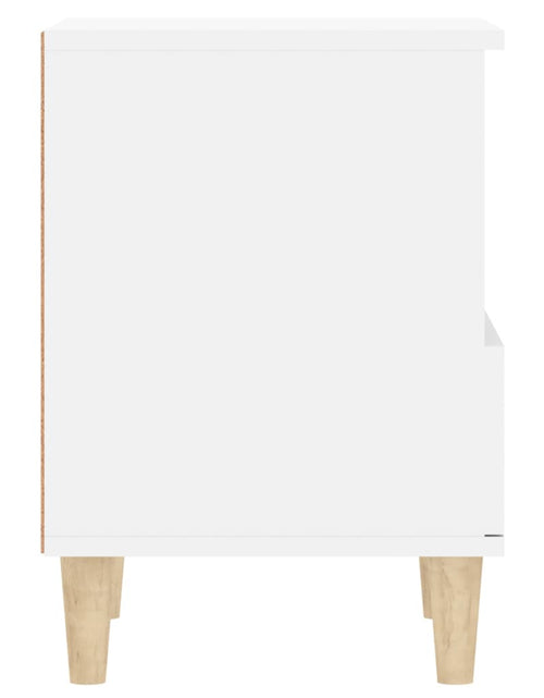 Încărcați imaginea în vizualizatorul Galerie, Noptiere, 2 buc., alb, 40x35x50 cm - Lando
