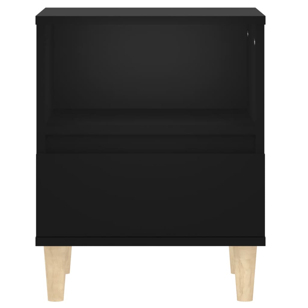 Noptiere, negru, 40x35x50 cm - Lando