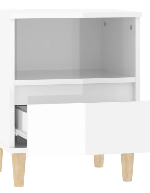 Загрузите изображение в средство просмотра галереи, Noptiere, 2 buc., alb extralucios, 40x35x50 cm - Lando

