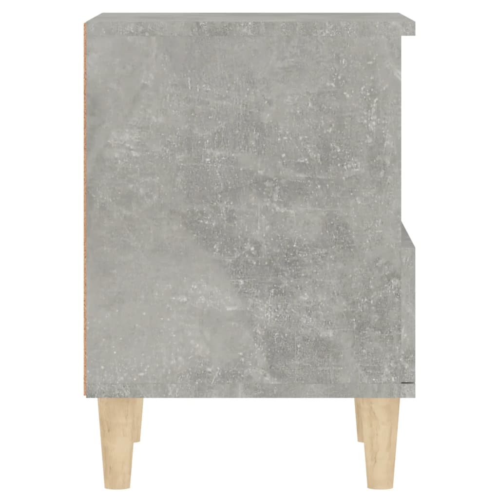Noptiere, gri beton, 40x35x50 cm - Lando