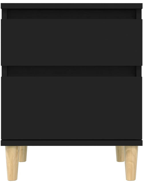 Încărcați imaginea în vizualizatorul Galerie, Noptiere, negru, 40x35x50 cm - Lando

