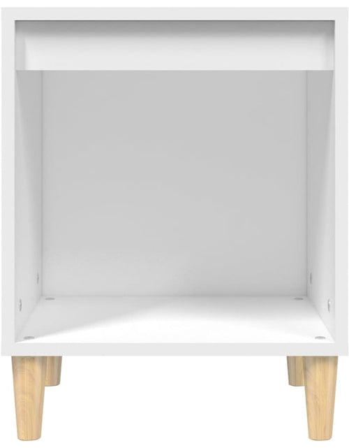 Încărcați imaginea în vizualizatorul Galerie, Noptieră, alb, 40x35x50 cm, lemn prelucrat - Lando
