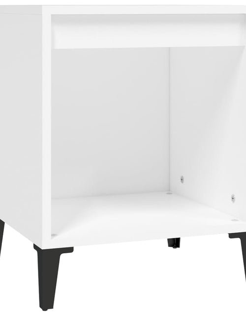Încărcați imaginea în vizualizatorul Galerie, Noptiere, alb, 40x35x50 cm - Lando
